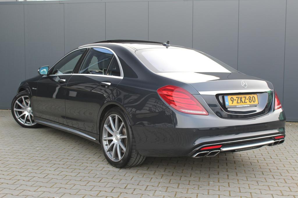 Mercedes-Benz S-Klasse AMG 63 4Matic Lang 585PK | Drivers Pa, Auto's, Automaat, Gebruikt, Blauw, Bedrijf