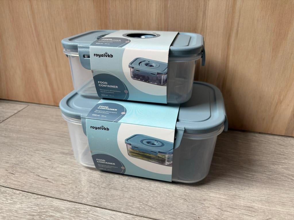 Nieuw! Royal VKB Vershouddozen - Set 2 bewaardozen royalvkb, Ophalen of Verzenden, Zo goed als nieuw