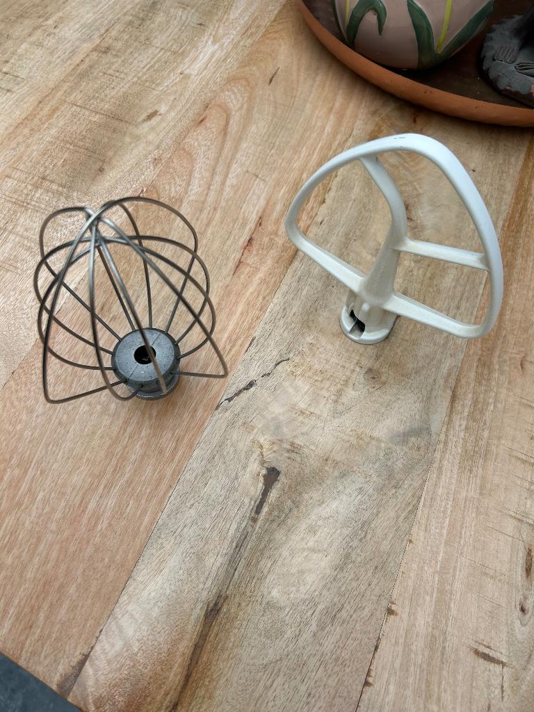 kitchenaid garde en bisschopshaak, Witgoed en Apparatuur, Keukenmixers, 4 liter of meer, Ophalen, Gebruikt, 3 snelheden of meer