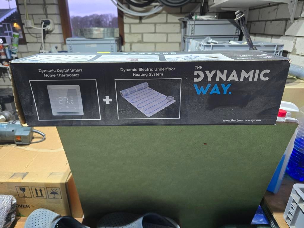 Elektrische vloerverwarming met thermostaat 4m2, Doe-het-zelf en Verbouw, Verwarming en Radiatoren, Ophalen of Verzenden, Nieuw