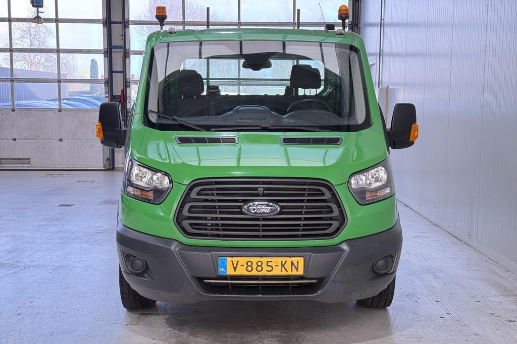 Ford Transit 350 2.0 TDCI L4 Pick-Up Dubbel-Cabine 7-Pers Tr, Auto's, 2430 kg, 4 cilinders, 7 stoelen, Bedrijf
