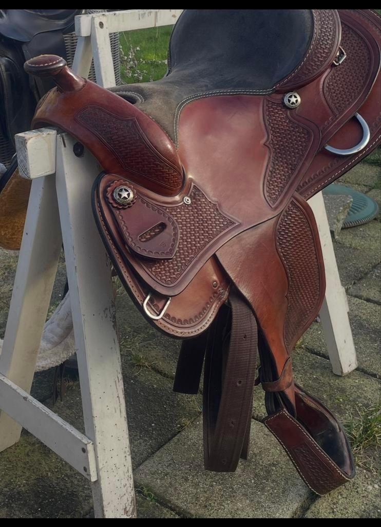 Westernzadel, Dieren en Toebehoren, Paarden en Pony's | Zadels, Ophalen of Verzenden, Zo goed als nieuw, Western