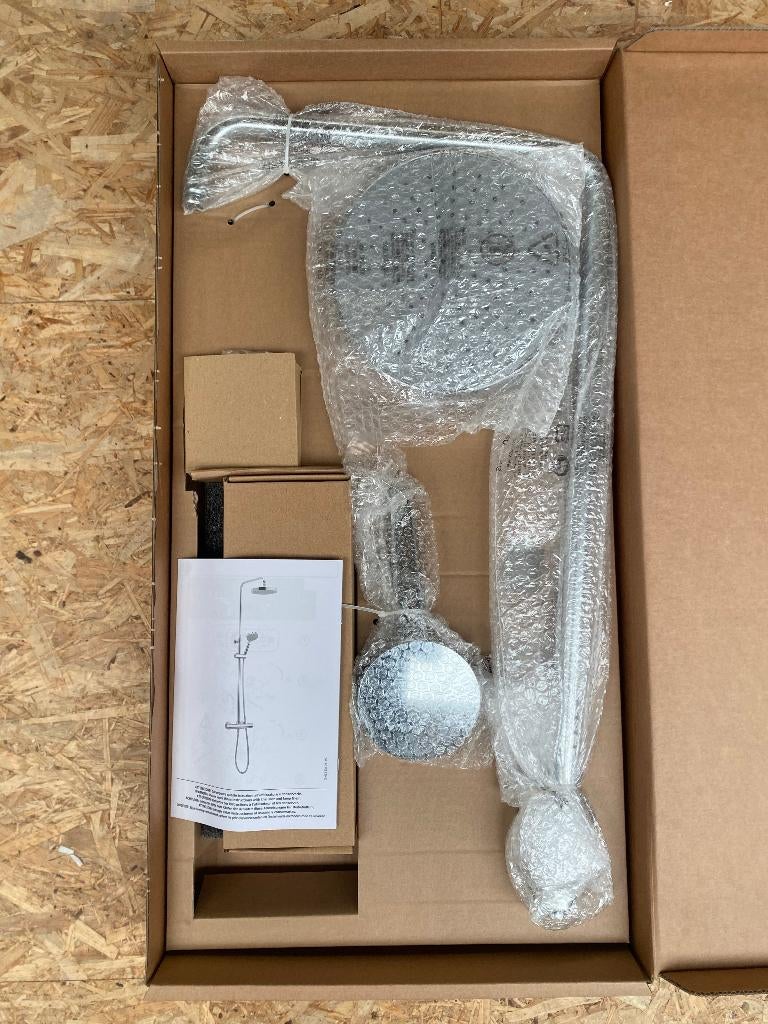 Xenz Douche opbouwset (nieuwprijs: 500), Ophalen of Verzenden, Nieuw, Rvs, Douche