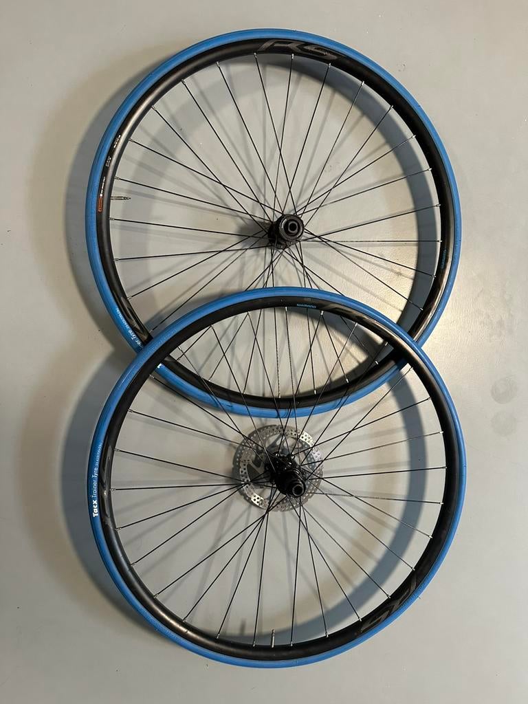 Wielset shimano - tacx banden erop., Fietsen en Brommers, Ophalen of Verzenden, Zo goed als nieuw, Wiel