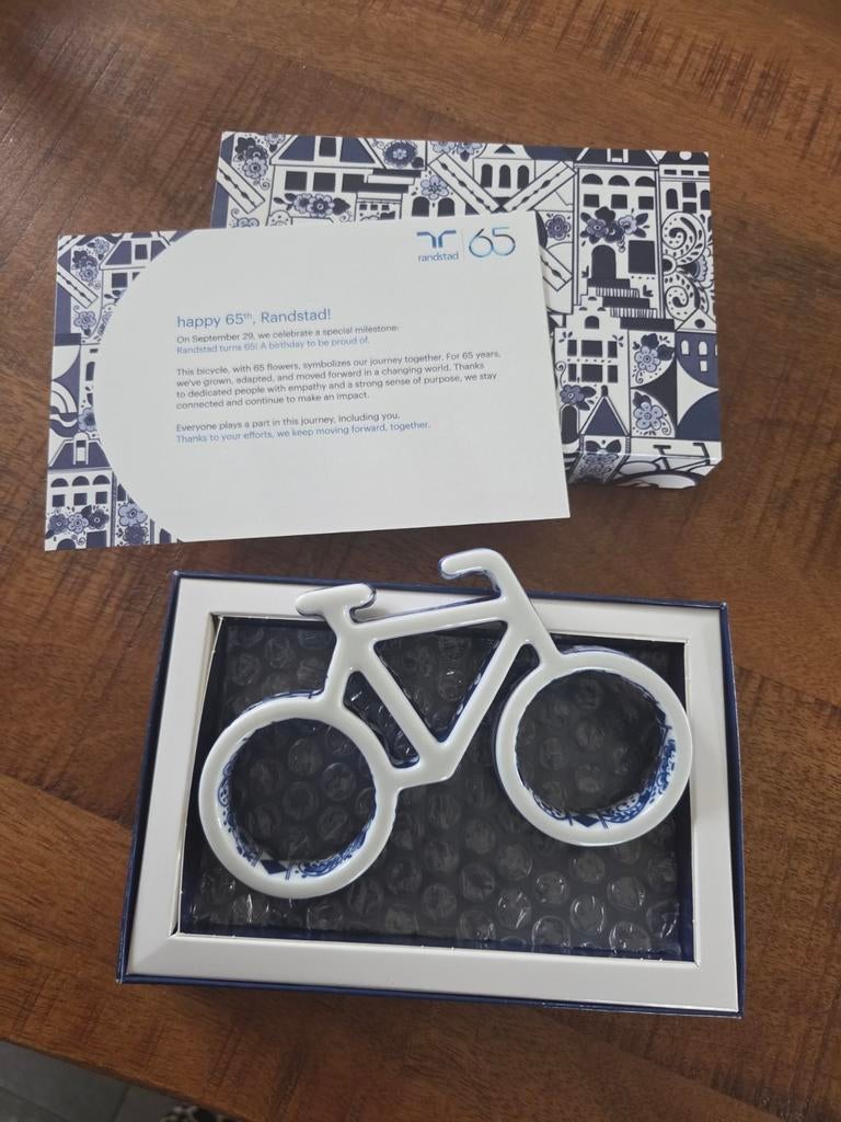 Randstad 65e verjaardag fietsje Marcel Wanders, Ophalen of Verzenden, Nieuw