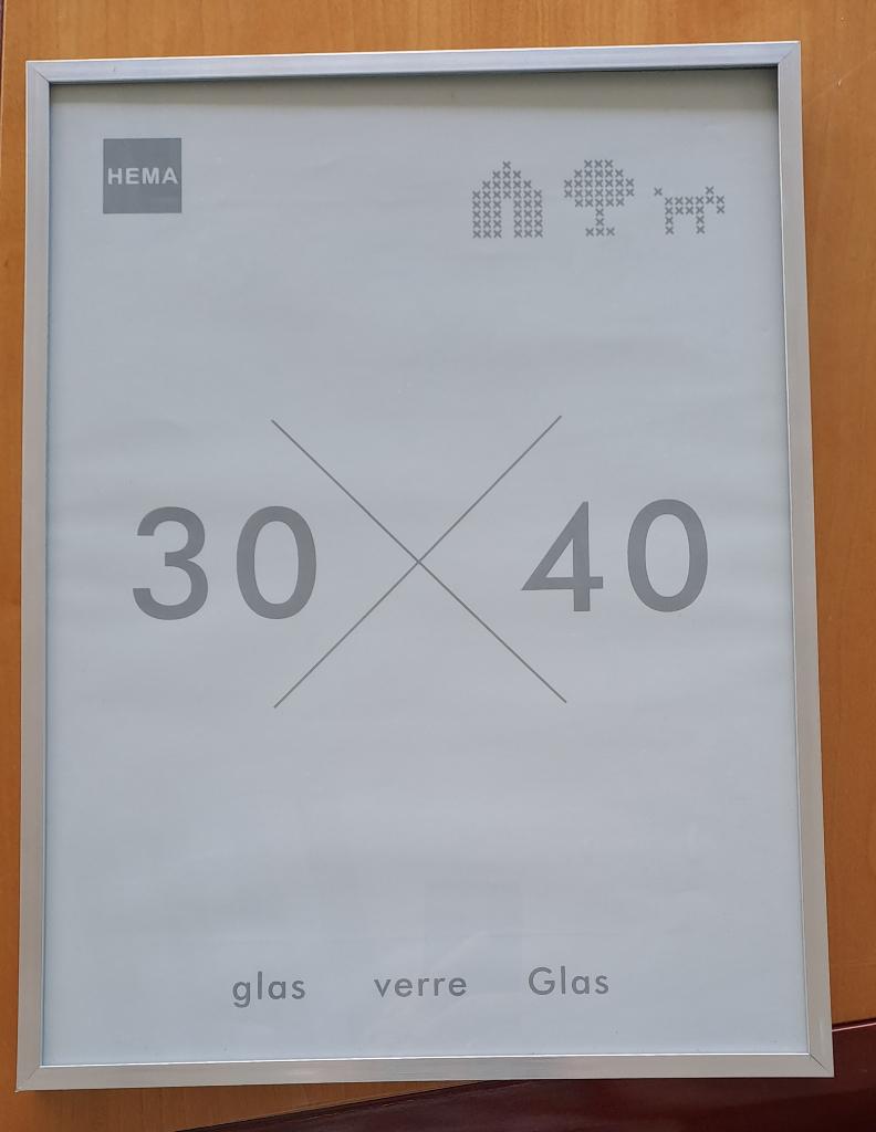 Fotolijst 30x40cm, nieuw, -, Nieuw, Ophalen of Verzenden, Hema