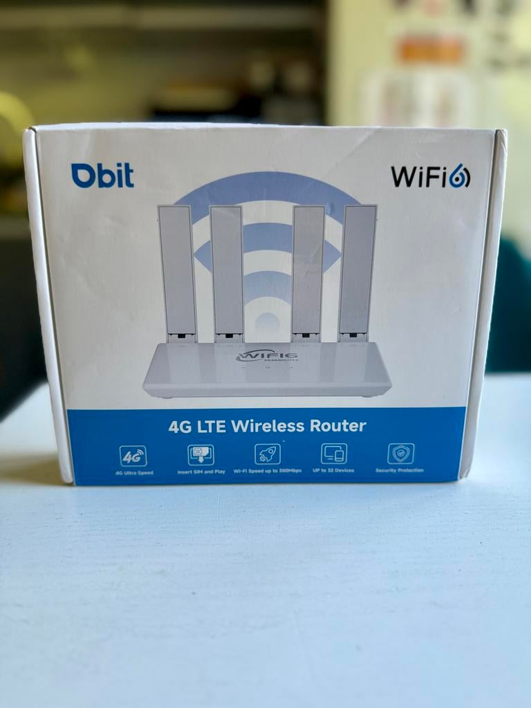 4G LTE WiFi Router - Snelle Draadloze Internetverbinding, Computers en Software, Routers en Modems, Ophalen of Verzenden, Zo goed als nieuw