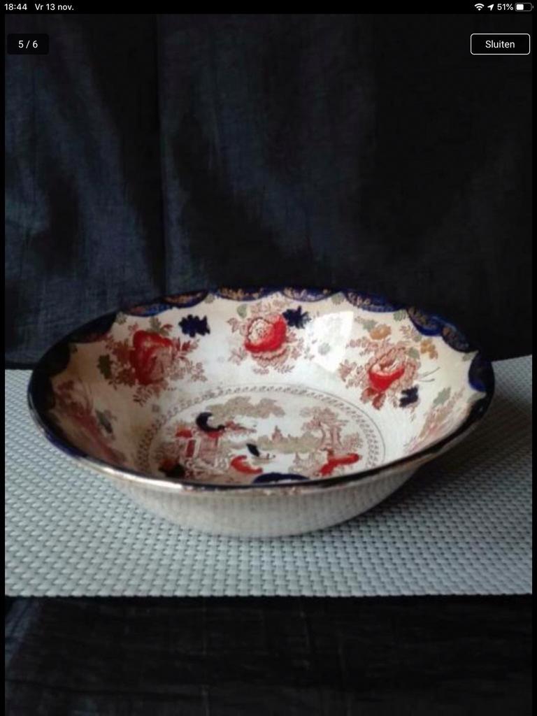 Schaal Nankin Engeland, Ophalen of Verzenden