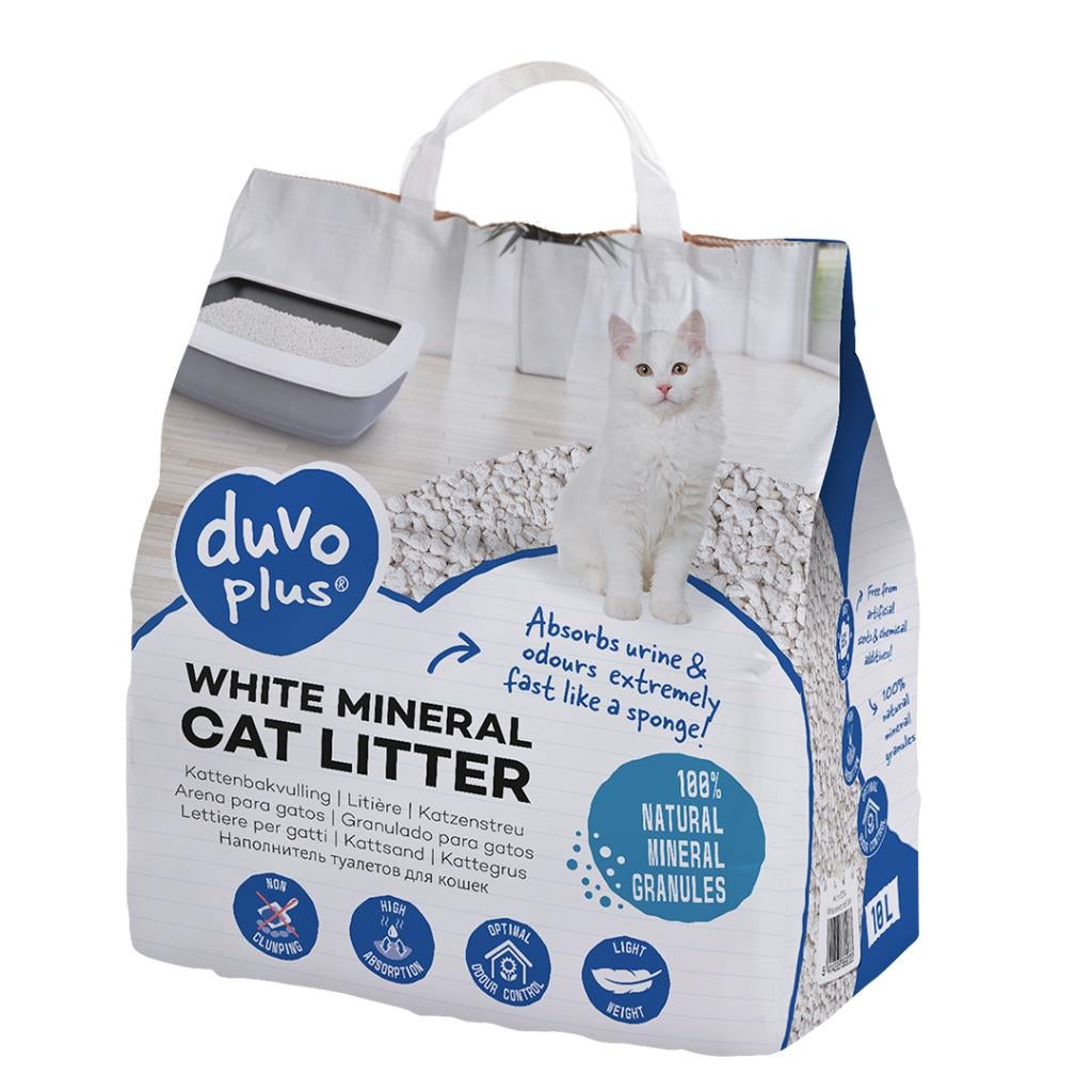 Kattenbakvulling white - 10 L - per zak € 5,- en 3 v € 10,-, Dieren en Toebehoren, Kattenbakken, Ophalen, ., Nieuw, Duvo