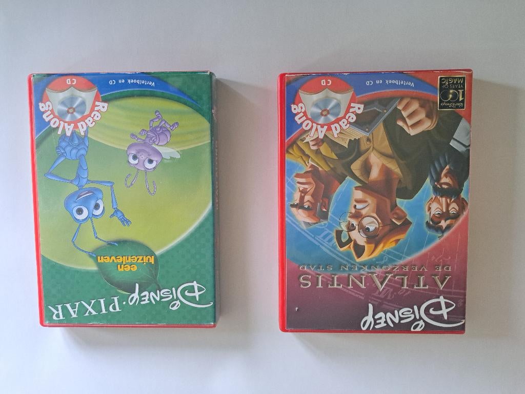 Read Along boeken / cd's": Monsters en Co + Een Luizenleven, Verzamelen, Ophalen of Verzenden, Overige figuren, Zo goed als nieuw