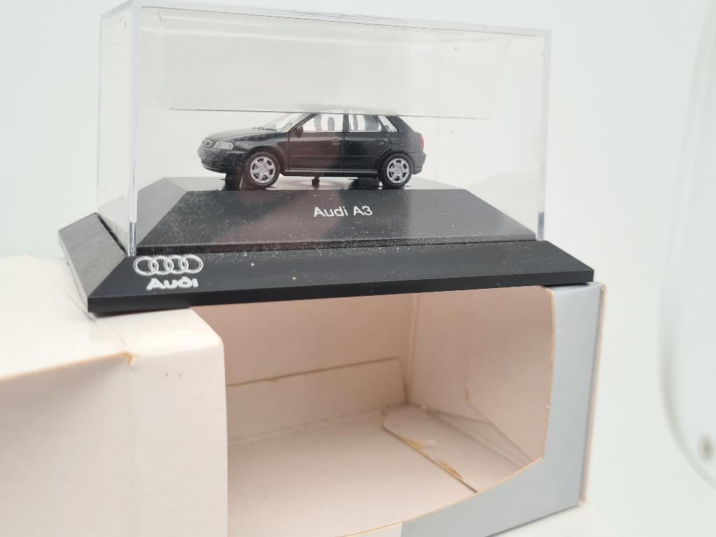 Audi A3 (zwart) - Rietze 1/87, Verzenden, Zo goed als nieuw, Auto, Rietze