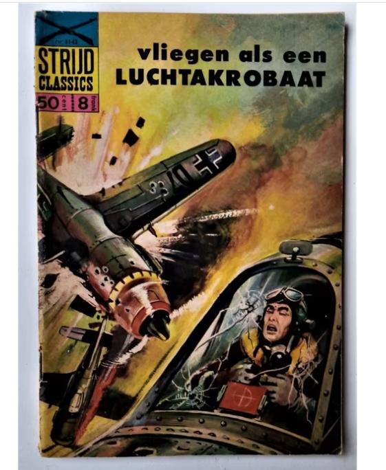 strijd classics nr.1142/1968/vliegen als  een luchtakrobaat, Boeken, Stripboeken, Eén stripboek, Ophalen of Verzenden, Gelezen