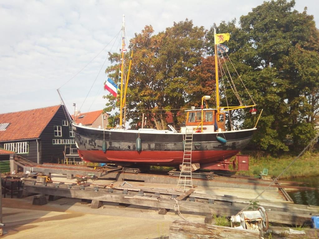 IJSSELMEER KOTTER - Varend Monument uit 1949, 13,40m, Watersport en Boten, Motorboten en Motorjachten, Staal, 12 meter of meer