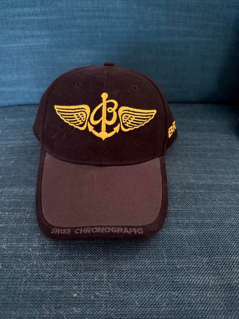 Breitling Cap - Zwart met Gouden Logo, Ophalen of Verzenden, Zo goed als nieuw, One size fits all, Pet