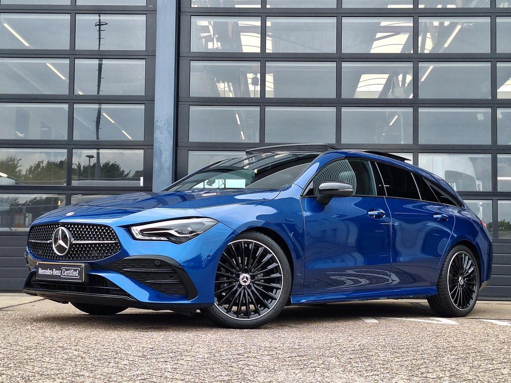 Mercedes-Benz CLA-klasse Shooting Brake 180 Star Edition AMG, CLA, Gebruikt, 4 cilinders, Blauw