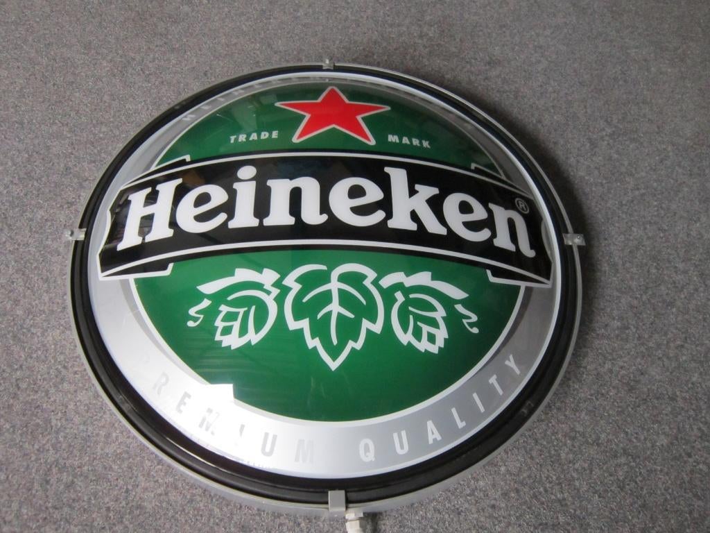 HEINEKEN BIER LICHTRECLAME, Ophalen, Zo goed als nieuw, Overige typen, Heineken