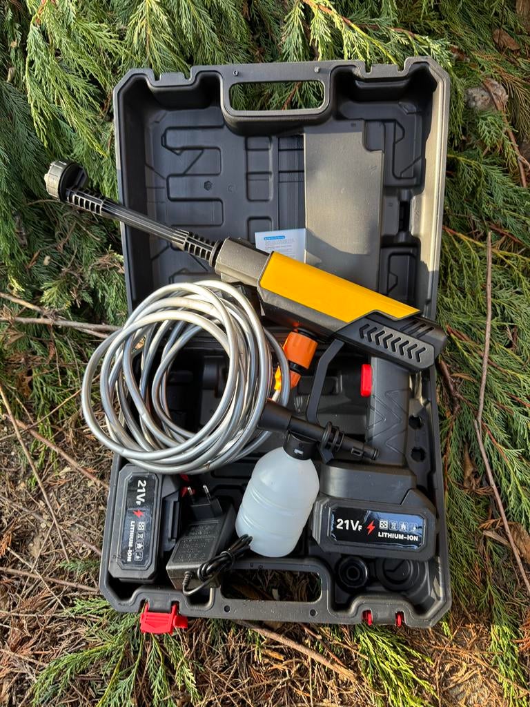 hogedrukreiniger 2 x accu’s nieuw, Ophalen of Verzenden, Zo goed als nieuw, Overige typen