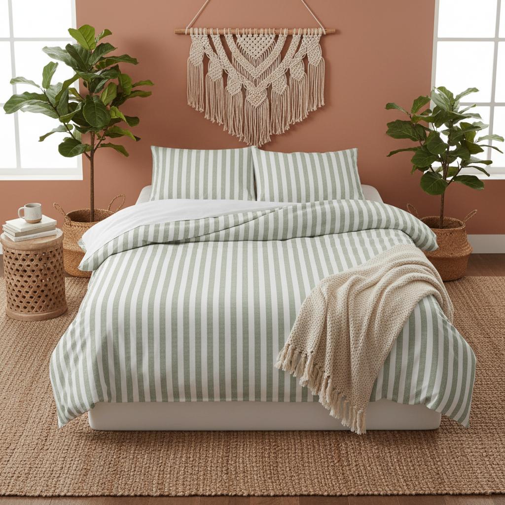 2 pers dekbedovertrek - linnen look - 100% katoen, Huis en Inrichting, Slaapkamer | Beddengoed, Dekbedovertrek, Ophalen of Verzenden