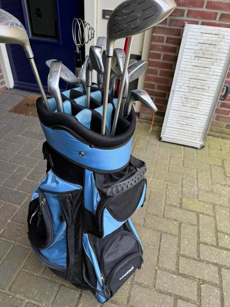 Golfset + tas voor dames, rechtshandig, Sport en Fitness, Golf, Ophalen, Zo goed als nieuw, Set, Overige merken