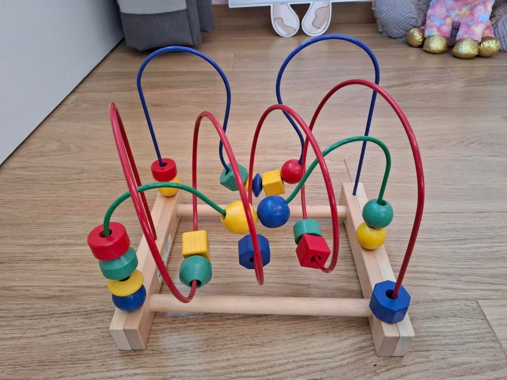 Kralenboog speelgoed, Ophalen