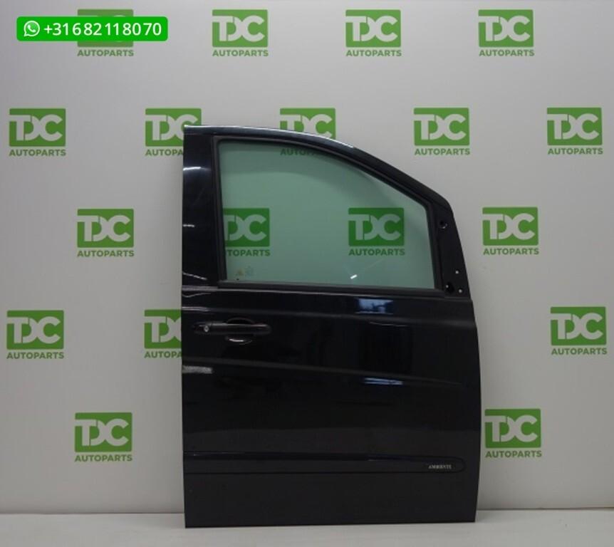 Mercedes Vito W639 ('03-'14) Voorportier rechts zwart, Gebruikt, Deur, Mercedes-Benz, Ophalen of Verzenden