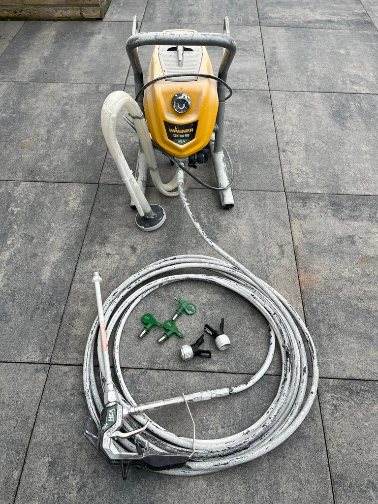 Wagner HEA Control Pro 250M verfspuit met verlenglans, Ophalen of Verzenden, Gebruikt, Verfspuit of Verfpomp