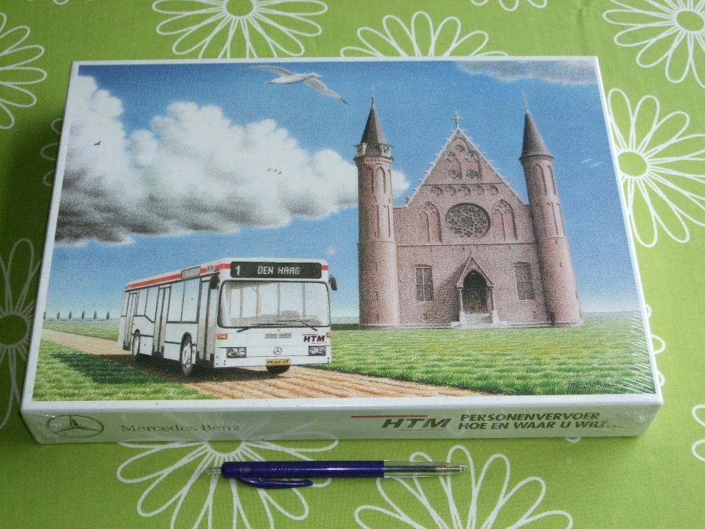 Nieuw in seal: Mercedes Benz puzzel - HTM personenvervoer, Ophalen of Verzenden, Nieuw, Auto's