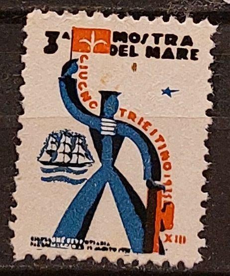 Italië cinderella Mostra del Mare Trieste 1935, Ophalen of Verzenden, Postfris