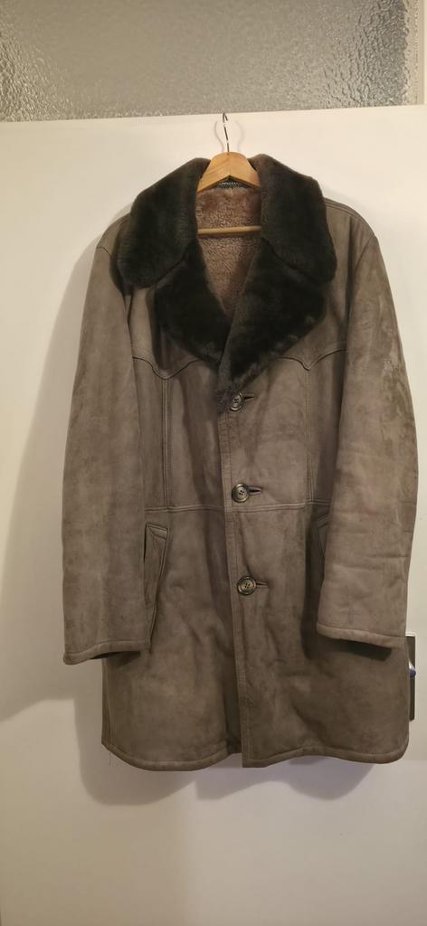 Prachtige Vintage Lammy Coat -100% Schapenvacht, Ophalen of Verzenden, Zo goed als nieuw, Maat 52/54 (L), Bruin