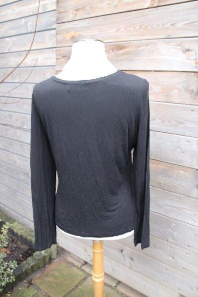 Tuniek zwart kant Nadine H H01 (L) Vaste prijs AANBIEDING, Zwart, Maat 42/44 (L), Zo goed als nieuw, Verzenden