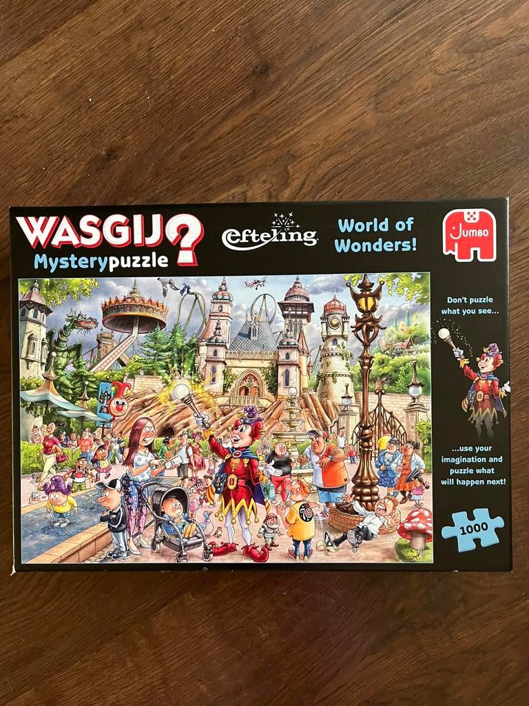 Wasgij Mystery Puzzel - Efteling, Ophalen of Verzenden, 500 t/m 1500 stukjes, Zo goed als nieuw
