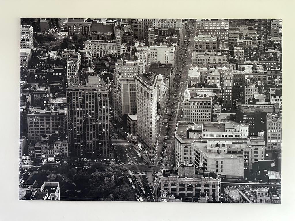 Ikea canvas New York, Huis en Inrichting, Woonaccessoires | Schilderijen, Tekeningen en Foto's, Ophalen, Gebruikt, 125 cm of meer
