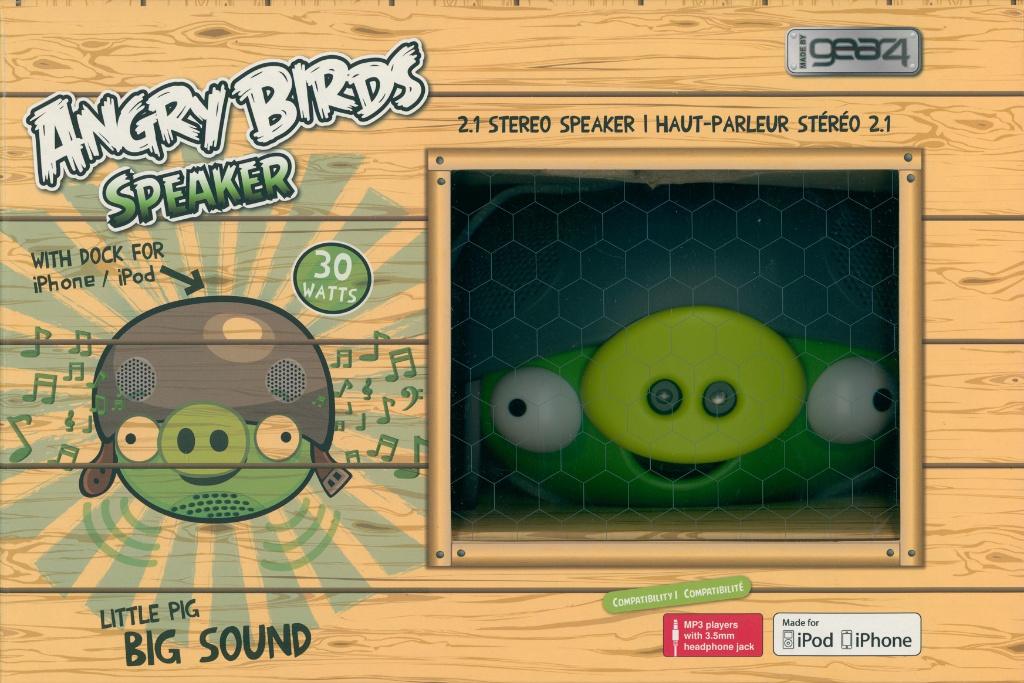 ANGRY BIRDS HELMET PIG GEAR4 30 WATTS STEREO SPEAKER, Overige merken, Verzenden, Nieuw, Minder dan 60 watt