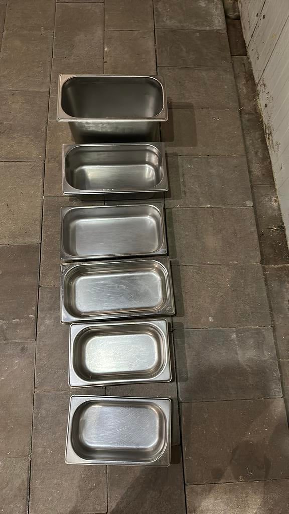Gastronorm rvs bakken horeca, Minder dan 50 cm, Ophalen of Verzenden, Zo goed als nieuw, Minder dan 25 cm