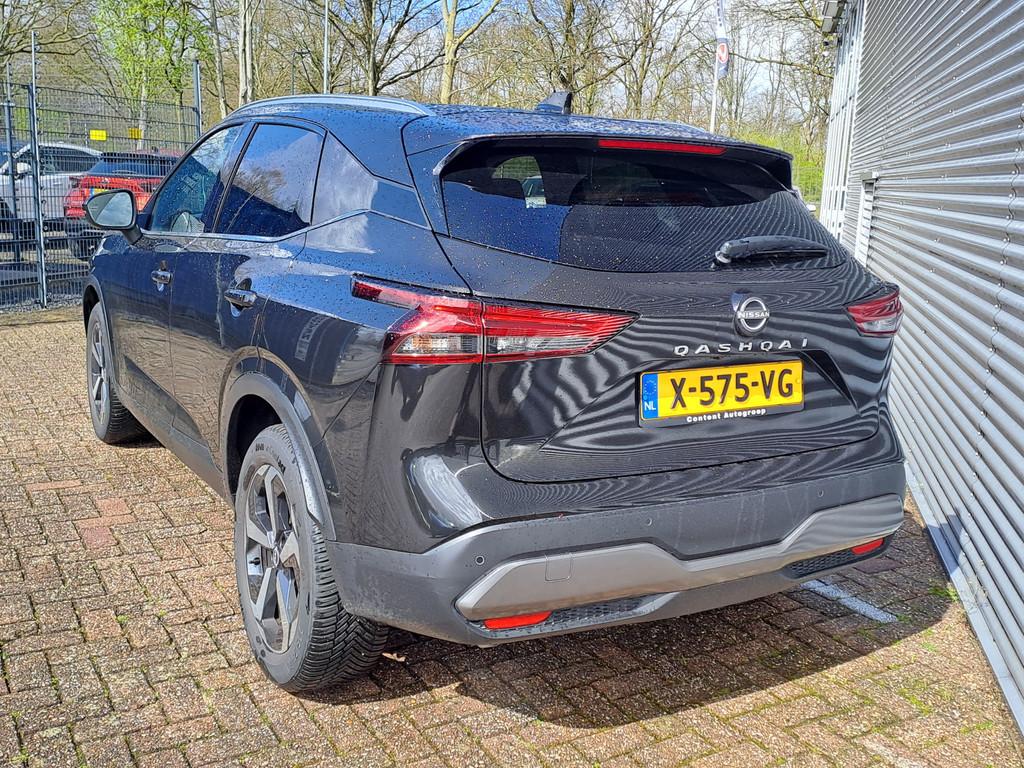 Nissan QASHQAI 1.3 MHEV Xtronic N-Connecta | Automaat | Pano, 12 maanden, Stof, Euro 6, Zwart