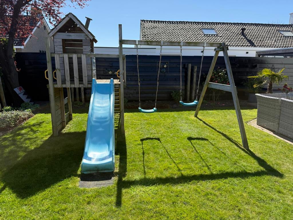 Wickey Smart Sparkle Speeltoestel met Glijbaan en Schommel, Kinderen en Baby's, Speelgoed | Buiten | Speeltoestellen, Ophalen