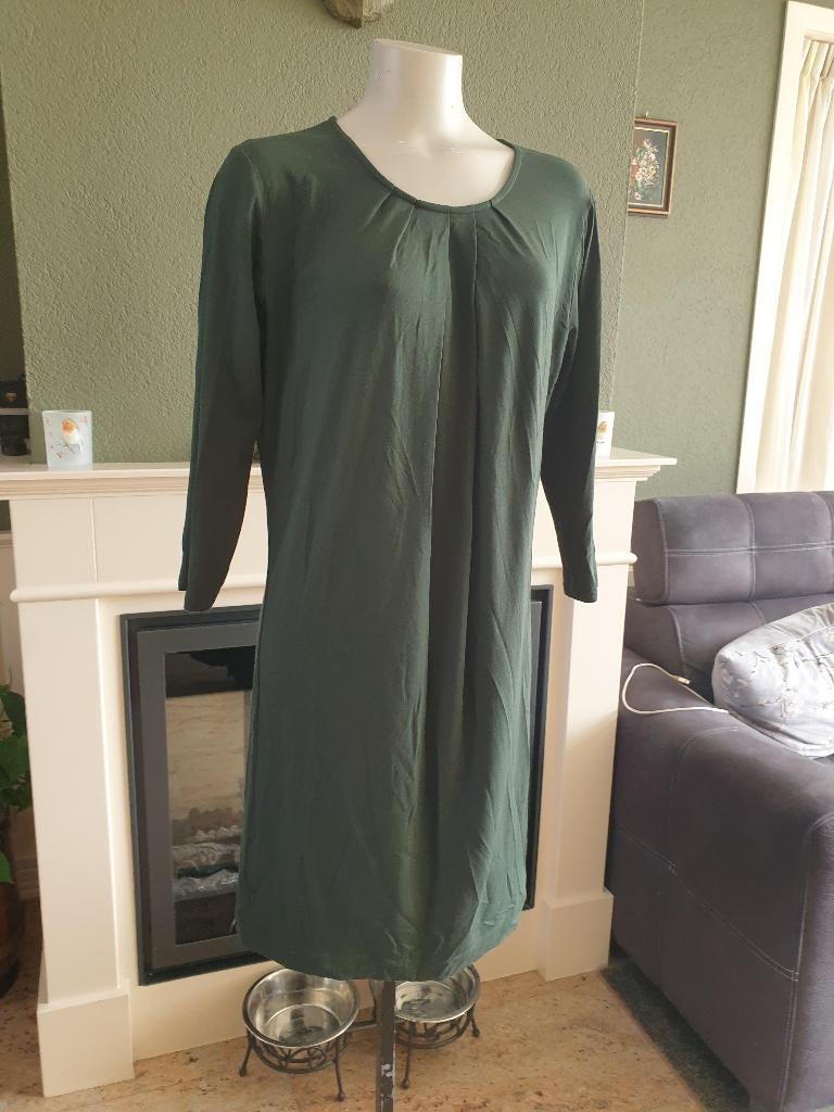 Summum Woman mooie groene jurk L 42 44, Summum Woman, Verzenden, Maat 42/44 (L), Zo goed als nieuw