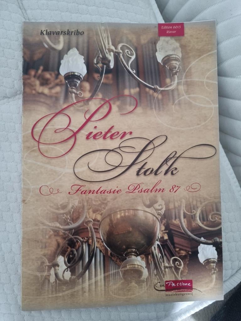 Klavarskribo, Fantasie Ps87 pieter Stolk, Ophalen of Verzenden, Gebruikt, Artiest of Componist, Religie en Gospel