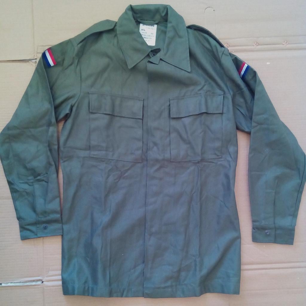 Jas Nederlandse Leger Oud Model Legerjas (L) NIEUW, Verzenden, Landmacht, Nederland, Kleding of Schoenen