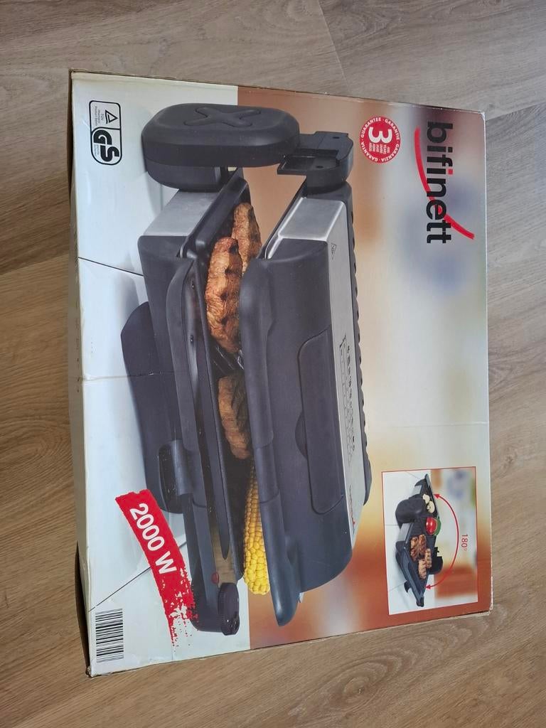 Bifinett contactgrill - Nieuw in doos!, Ophalen of Verzenden, Nieuw