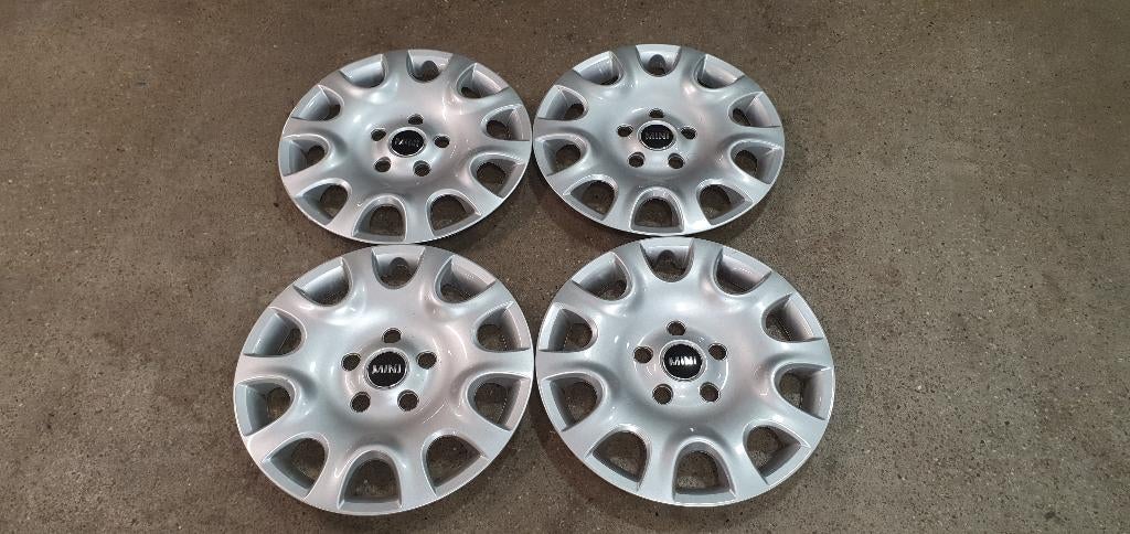 15 inch wieldoppen voor Mini 5x112 steek Mini One Cabrio, Ophalen of Verzenden, Gebruikt