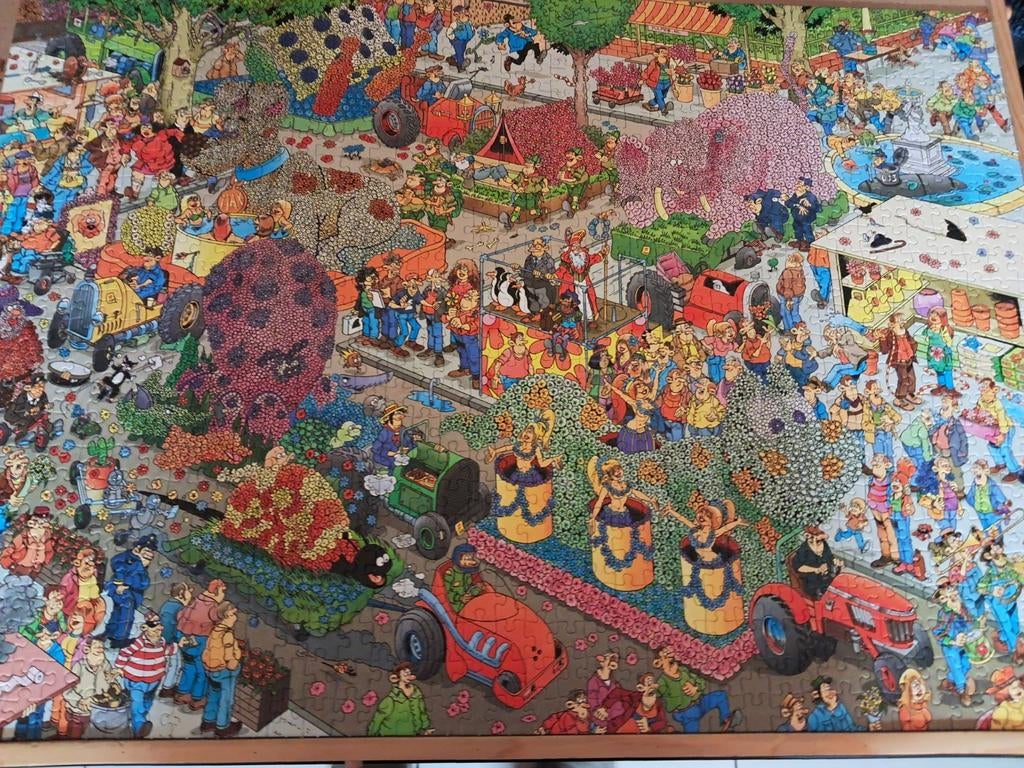 Jan van haasterenpuzzel, Ophalen of Verzenden, 500 t/m 1500 stukjes, Gebruikt, Legpuzzel