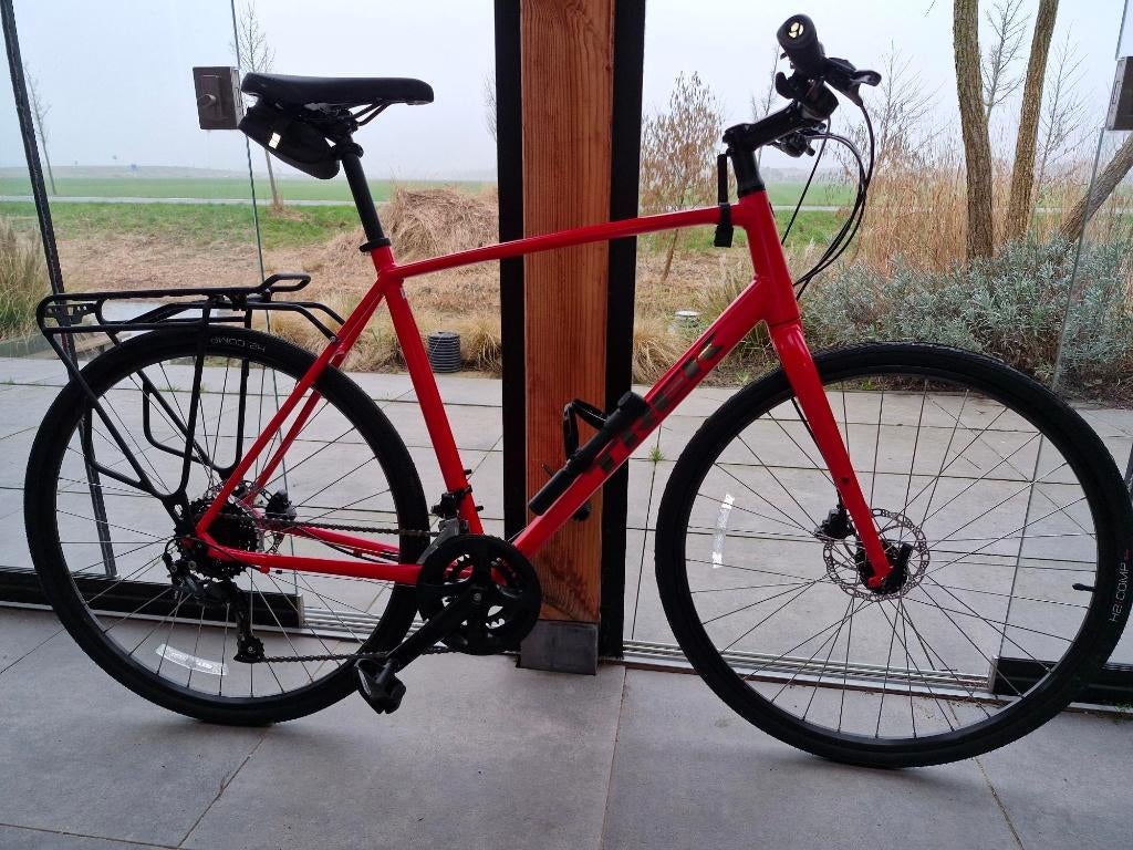 Hybride herenfiets Trek F2, framemaat XL, Versnellingen, Zo goed als nieuw, 65 cm of meer, Ophalen