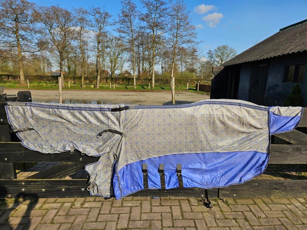 Weinig gebruikte QHP vliegendeken maat 215, Dieren en Toebehoren, Ophalen of Verzenden