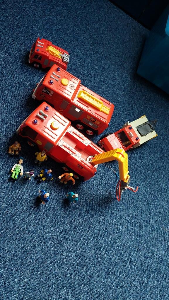 Brandweerman Sam brandweerauto's, Verzamelen, Transformers, G1, Ophalen