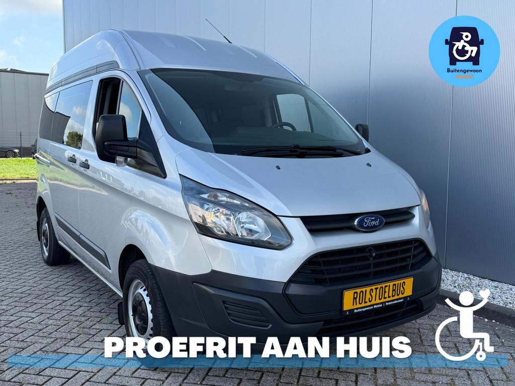 Ford Transit Custom Rolstoelbus 5 Persoons Rolstoellift Tafe, Voorwielaandrijving, 12 maanden, Gebruikt, Zwart