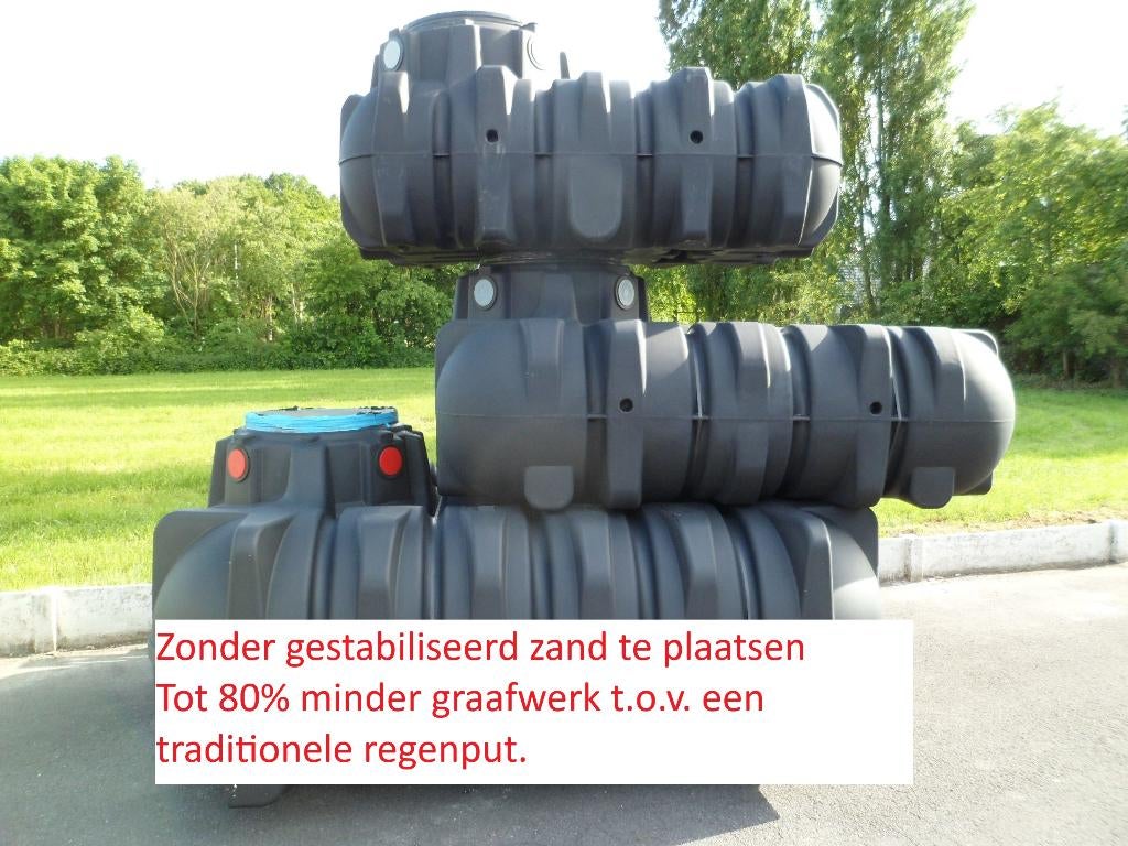 PVC regenwaterput 7500 liter/ Platin merk Graf / PROMO!, 150 liter of meer, Ophalen of Verzenden, Nieuw, Kunststof