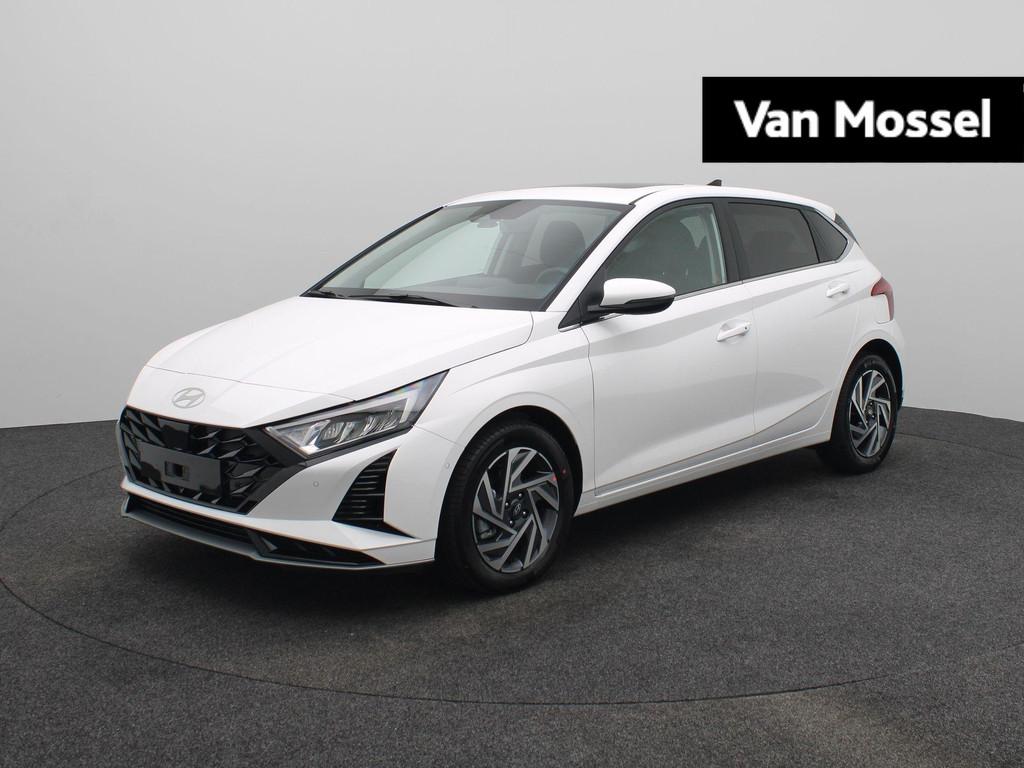 Hyundai i20 1.0 T-GDI Premium | Adaptieve Cruise | Climate C, Stof, Wit, Bedrijf, Nieuw