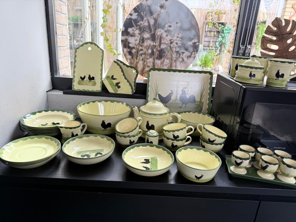 Kip en haan servies, Ophalen of Verzenden, Overige stijlen