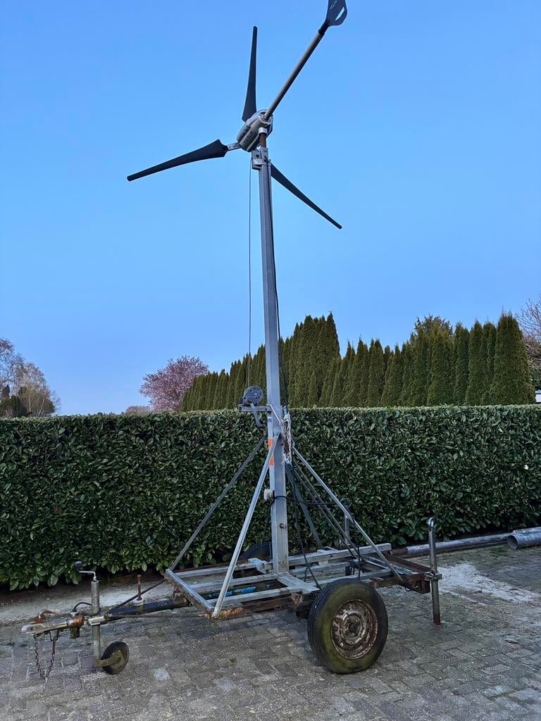 Uitschuifbare lichtmast tot 6 meter, Ophalen, Zo goed als nieuw, Mast